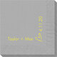 Corner Text with Mon Cherie Heart Design Napkins Image 1 of 2